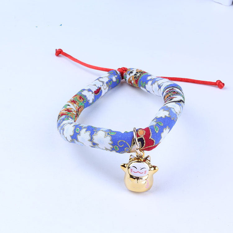 KFX-4268605 Adjustable Cloth Collars for Cats and Small Dogs - XS, S, M, L Sizes Available