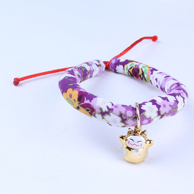 KFX-4268605 Adjustable Cloth Collars for Cats and Small Dogs - XS, S, M, L Sizes Available