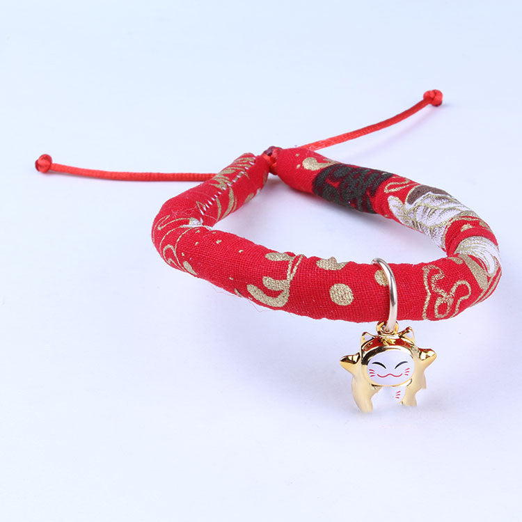 KFX-4268605 Adjustable Cloth Collars for Cats and Small Dogs - XS, S, M, L Sizes Available