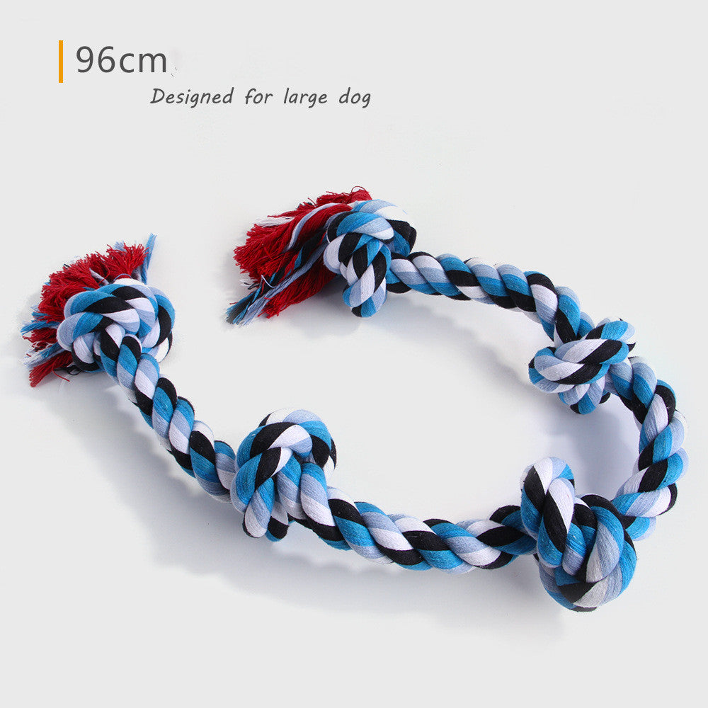 KFX-4271421 Large Cotton Rope Dog Toy for Training and Chewing - Ideal for Big Dogs and Tibetan Mastiffs