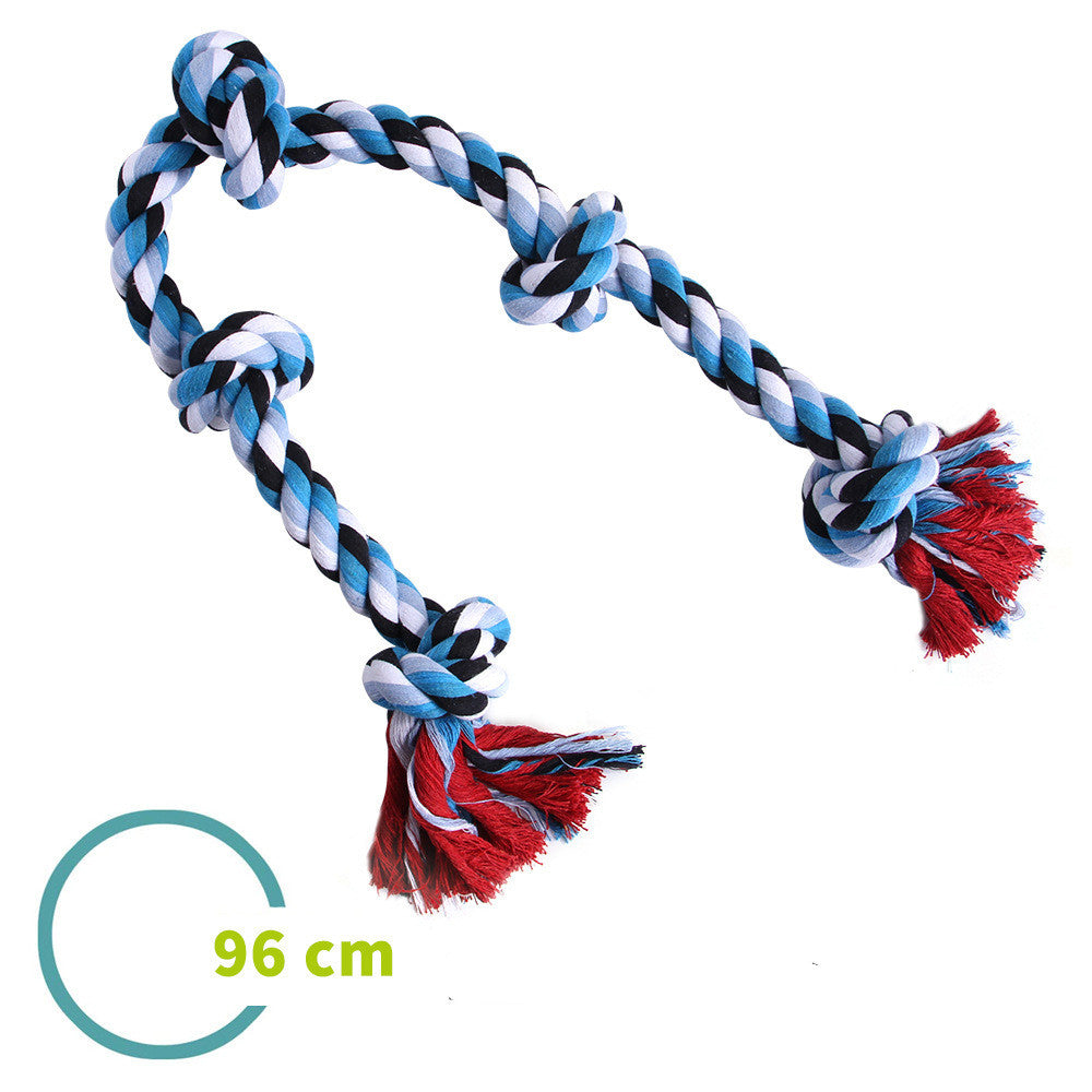 KFX-4271421 Large Cotton Rope Dog Toy for Training and Chewing - Ideal for Big Dogs and Tibetan Mastiffs