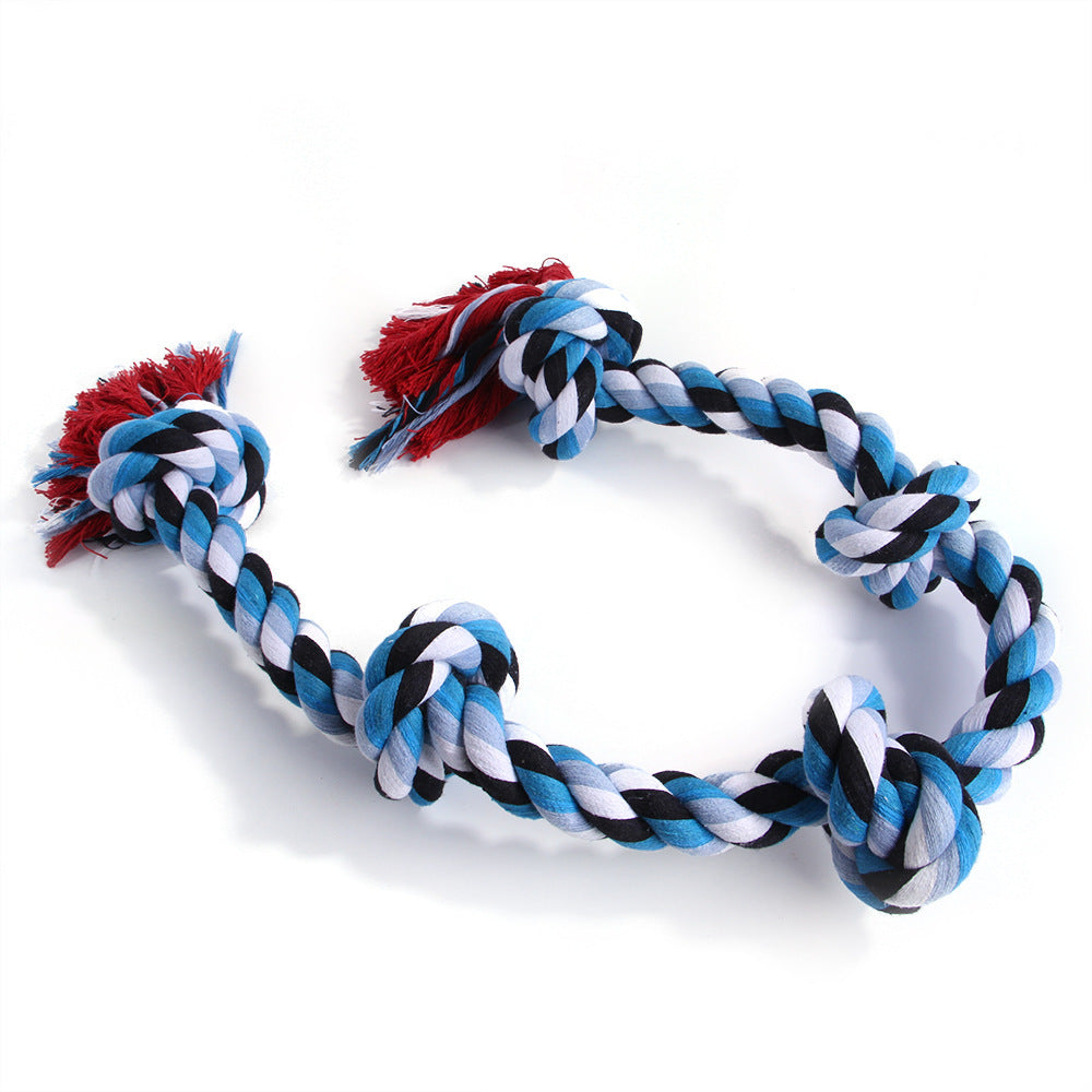 KFX-4271421 Large Cotton Rope Dog Toy for Training and Chewing - Ideal for Big Dogs and Tibetan Mastiffs