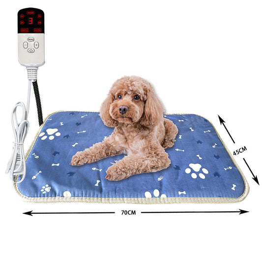 KFX-4272061 Electric Heating Pad for Dogs and Cats - Waterproof Leather, 45x45CM or 45x70CM Size Options