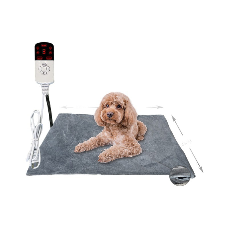 KFX-4272061 Electric Heating Pad for Dogs and Cats - Waterproof Leather, 45x45CM or 45x70CM Size Options