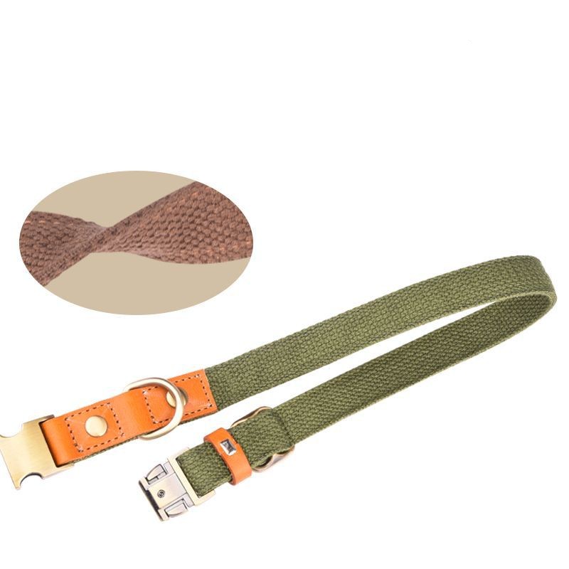 KFX-4272445 Comfortable Monochrome Leather Engraved Pet Collar - Multiple Sizes Available