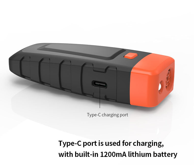 KFX-4293309 Handheld Ultrasonic Dog Bark Control Device with LED Flashlight and Training Modes