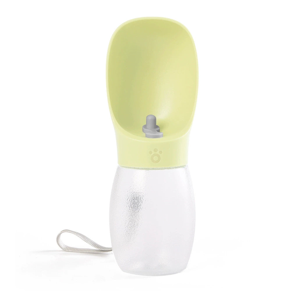 KFX-4293693 Portable Pet Water Cup for Dogs and Cats - Outdoor Drinking Container in White, Yellow, Lake Blue