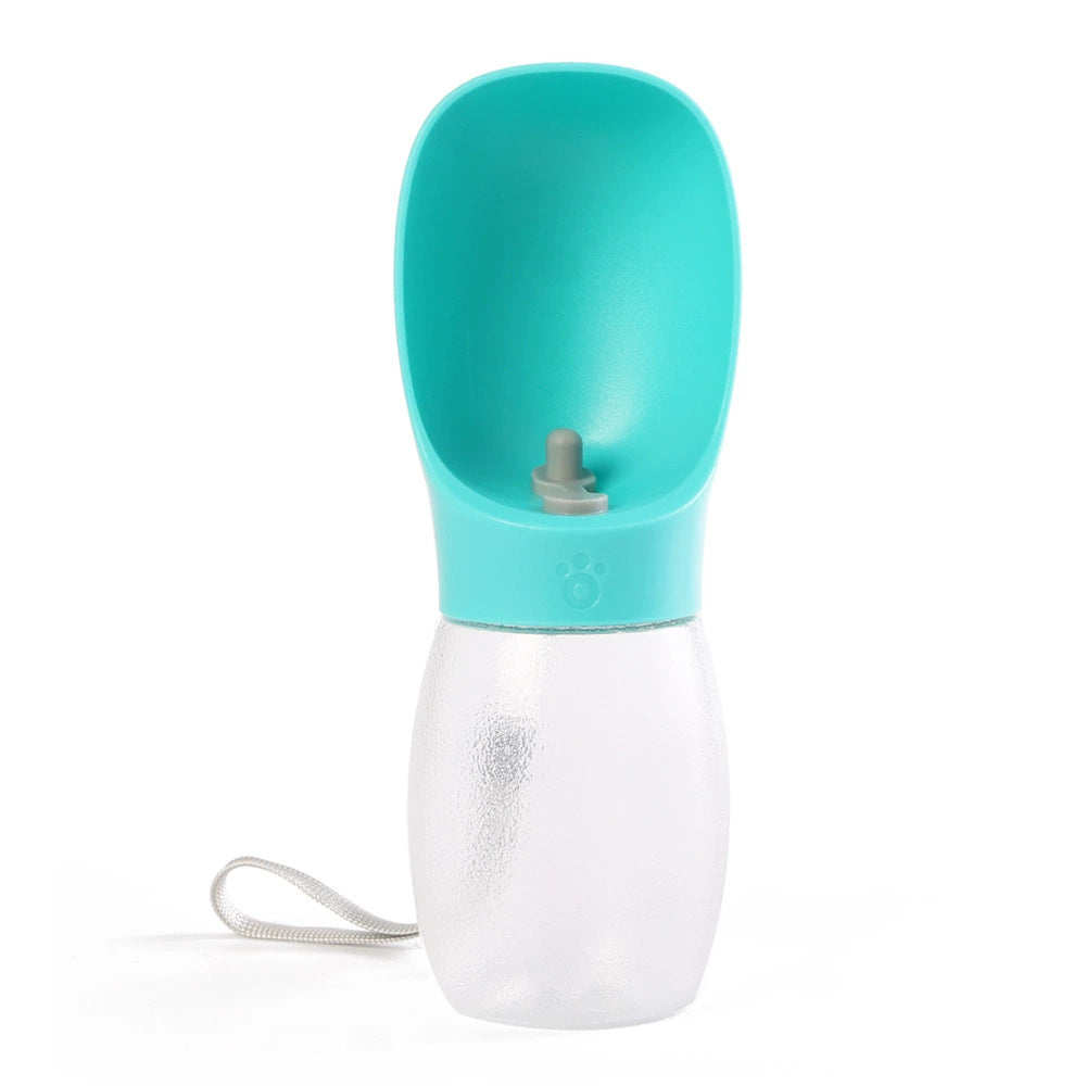 KFX-4293693 Portable Pet Water Cup for Dogs and Cats - Outdoor Drinking Container in White, Yellow, Lake Blue