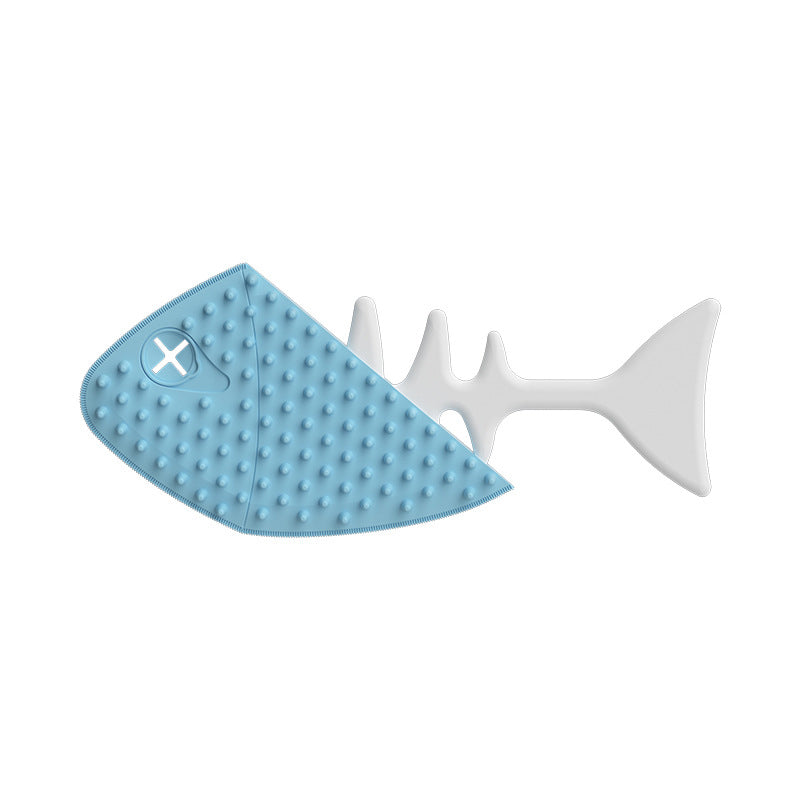 KFX-4299197 Fishbone-Shaped Cat and Dog Grooming Brush for Easy Detangling and Fur Care