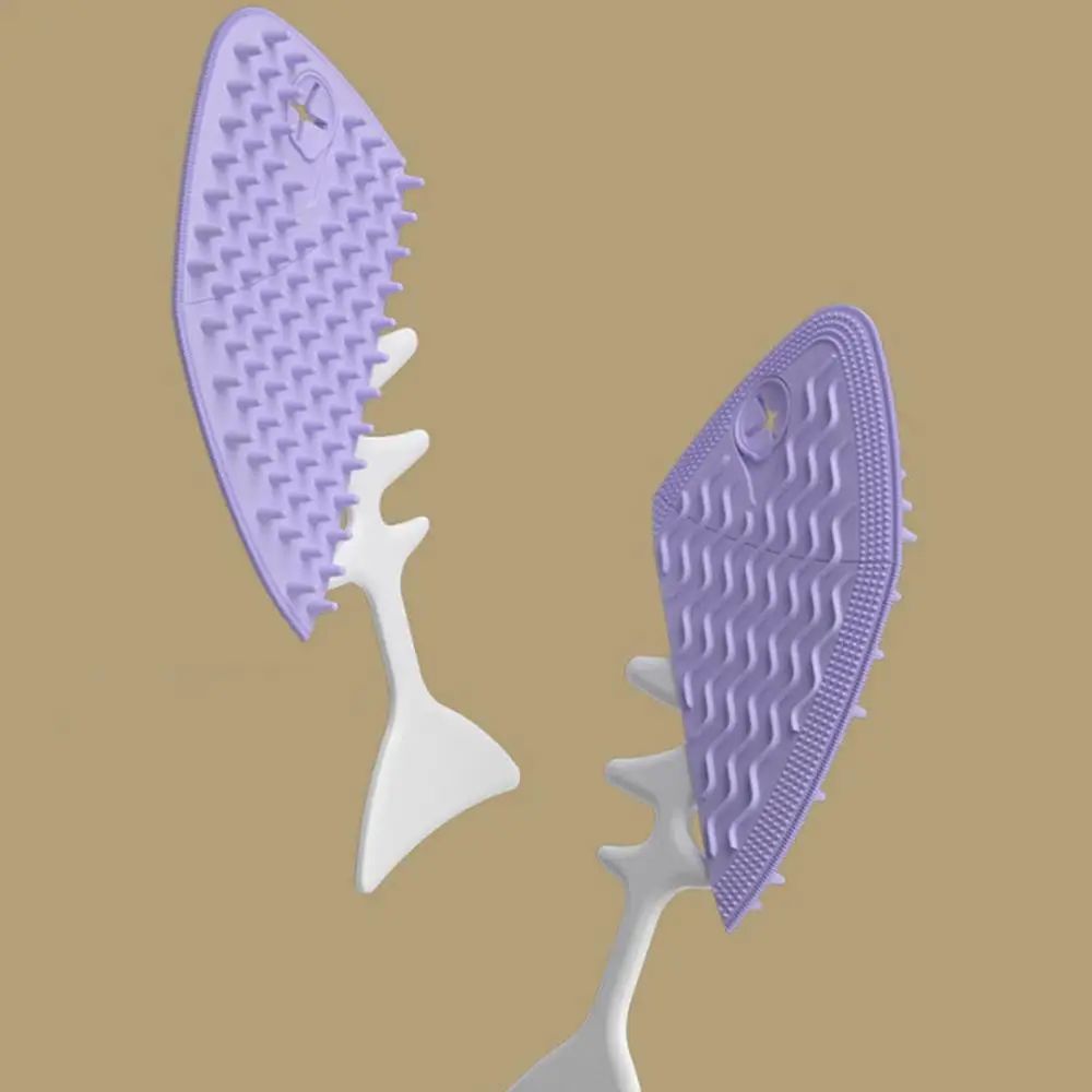 KFX-4299197 Fishbone-Shaped Cat and Dog Grooming Brush for Easy Detangling and Fur Care