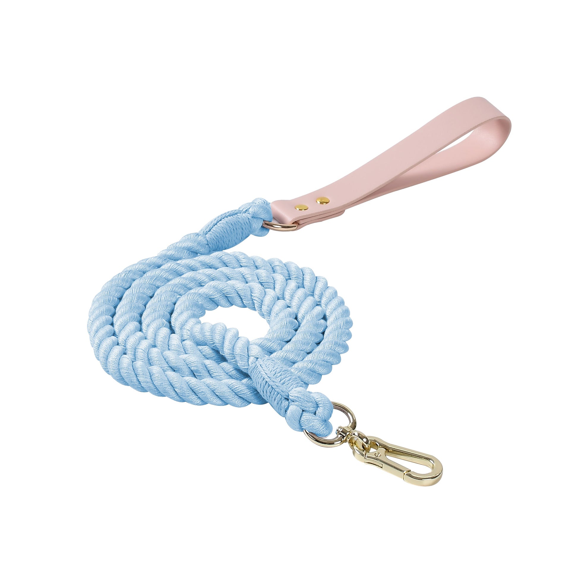 KFX-4303165 Adjustable Rainbow Traction Rope and Collar Set for Medium and Large Dogs