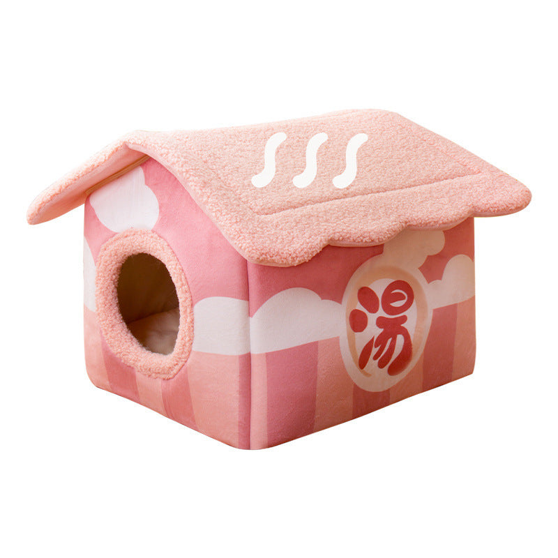 KFX-4303421 Semi-surrounded Washable Pet Room in Japanese House Colors for Dogs