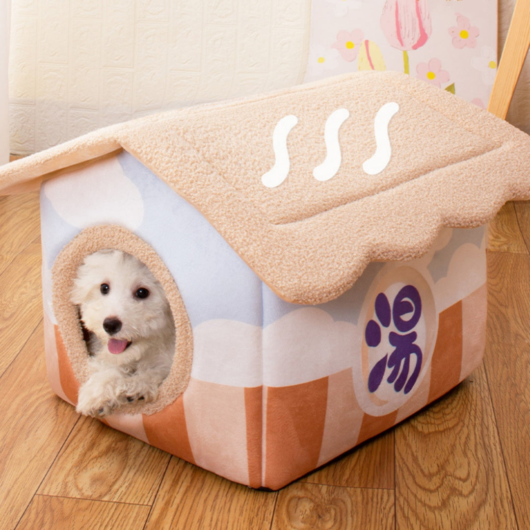 KFX-4303421 Semi-surrounded Washable Pet Room in Japanese House Colors for Dogs