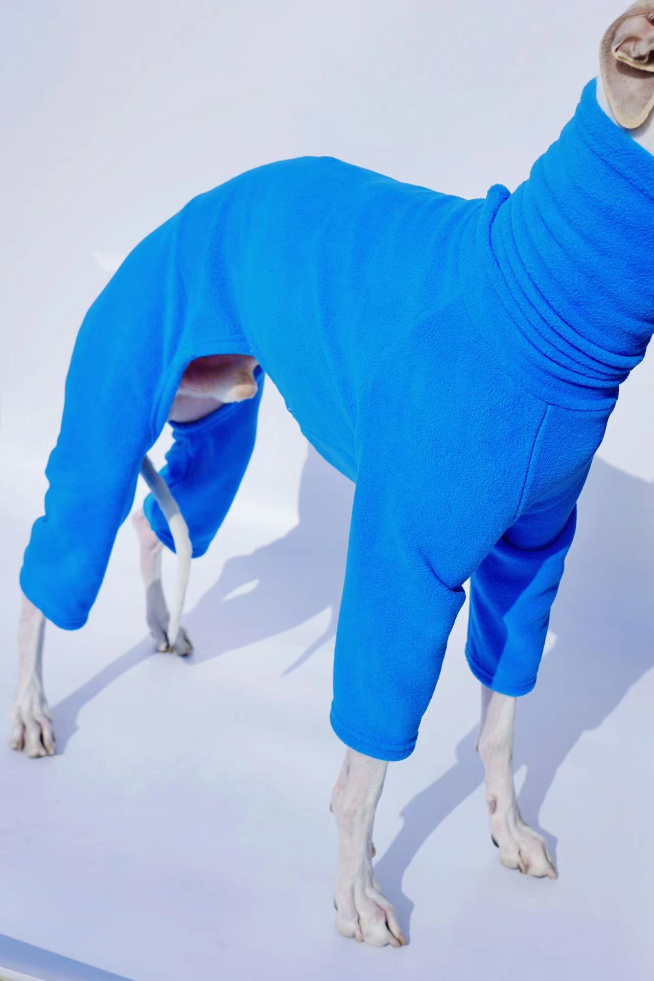 KFX-4303933 Warm Double-Sided Fleece Clothes for Doberman - Khaki, Sky Blue, Rose Colors Available