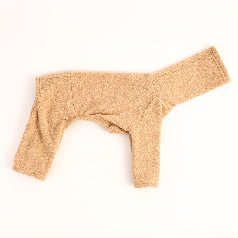 KFX-4303933 Warm Double-Sided Fleece Clothes for Doberman - Khaki, Sky Blue, Rose Colors Available