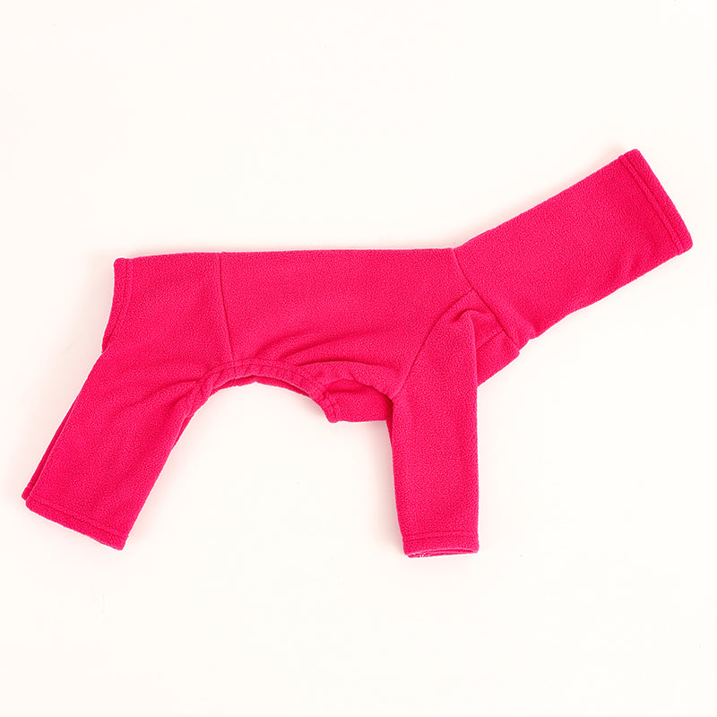 KFX-4303933 Warm Double-Sided Fleece Clothes for Doberman - Khaki, Sky Blue, Rose Colors Available