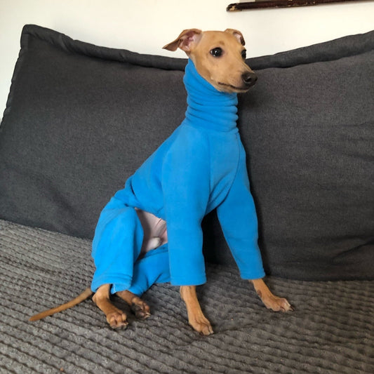 KFX-4303933 Warm Double-Sided Fleece Clothes for Doberman - Khaki, Sky Blue, Rose Colors Available