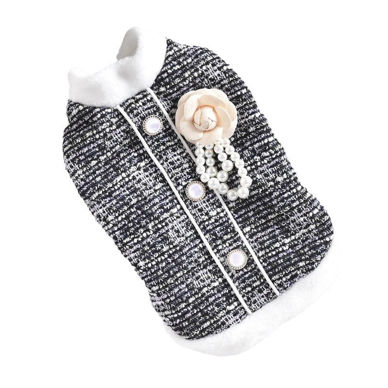 KFX-4307133 Cat Sausage Jacket in Black and Purple – Available in XS to 4L, Made of Durable PU Material