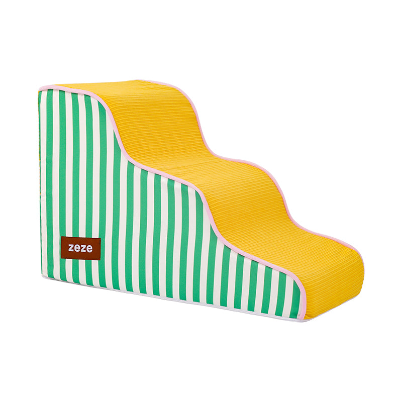 KFX-4313277 Removable and Washable Pet Stairs for Small Dogs - Striped Design, Two and Three Layers Available