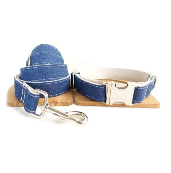 KFX-4314685 Soft Comfort Dog Collar in Green and Blue - Various Sizes Available