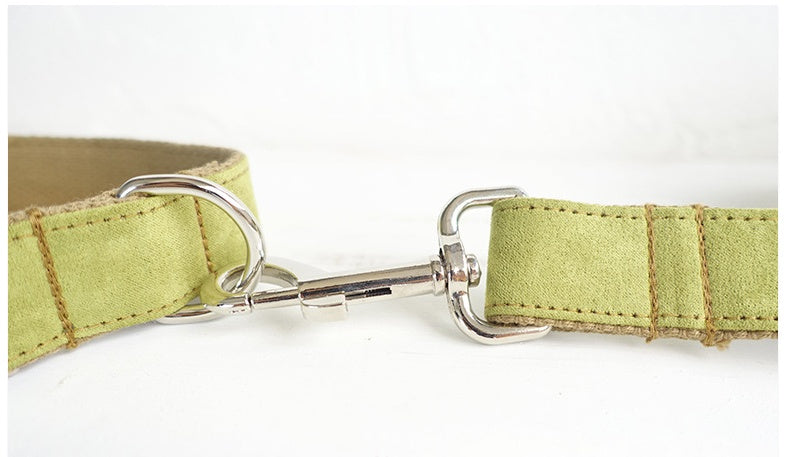 KFX-4314685 Soft Comfort Dog Collar in Green and Blue - Various Sizes Available