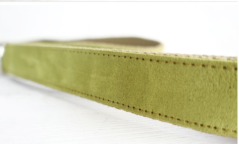KFX-4314685 Soft Comfort Dog Collar in Green and Blue - Various Sizes Available