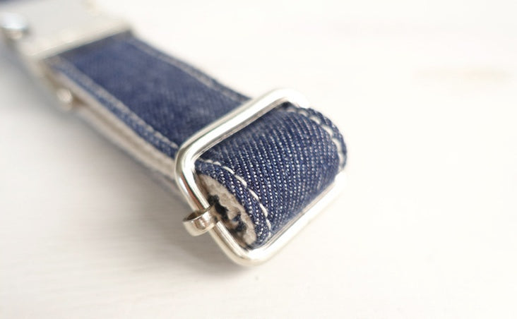 KFX-4314685 Soft Comfort Dog Collar in Green and Blue - Various Sizes Available