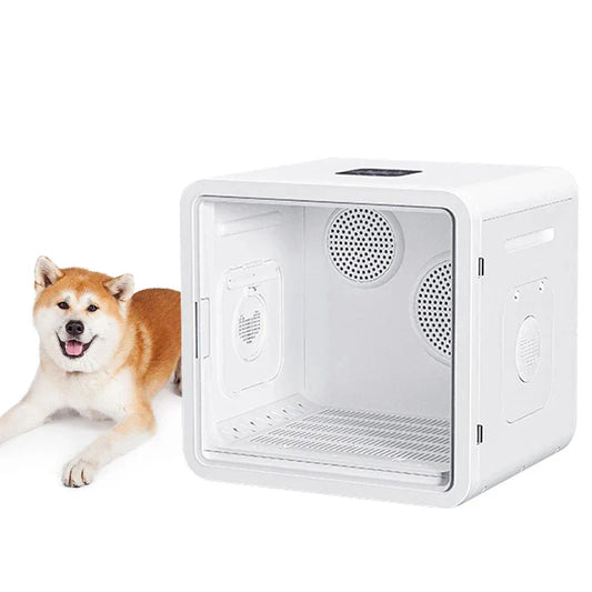 KFX-431635 Automatic Pet Dryer Box with Smart Temperature Control for Small Dogs and Cats, 82L Capacity, Ultra Quiet Design