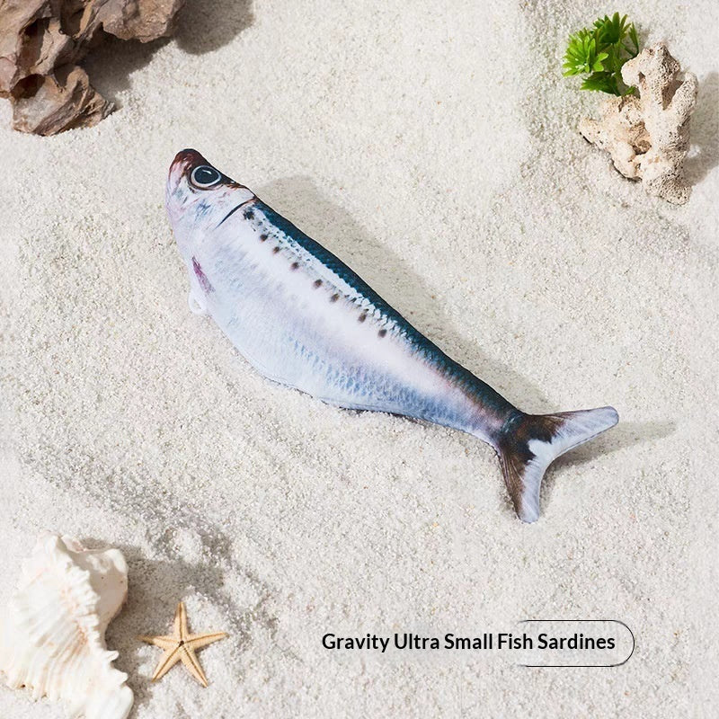KFX-4321469 Gravity Jumping Fish Cat Toy - Interactive Swaying Simulation in Multiple Colors