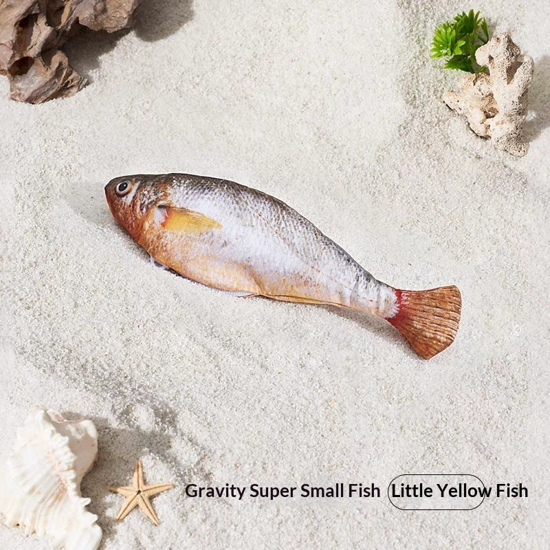 KFX-4321469 Gravity Jumping Fish Cat Toy - Interactive Swaying Simulation in Multiple Colors