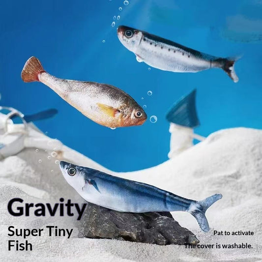 KFX-4321469 Gravity Jumping Fish Cat Toy - Interactive Swaying Simulation in Multiple Colors
