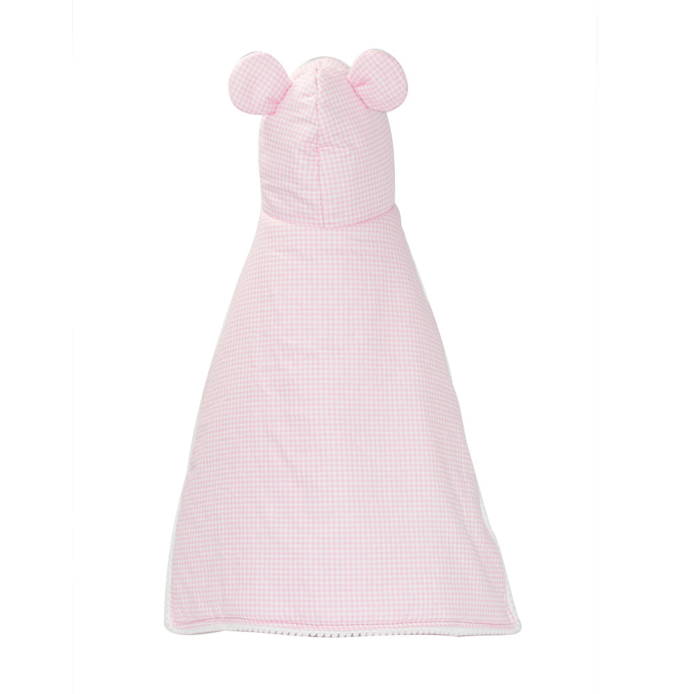 KFX-4327229 Cute Plaid Cotton Dog Cloak and Cat Cover in Pink and Blue, Various Sizes Available