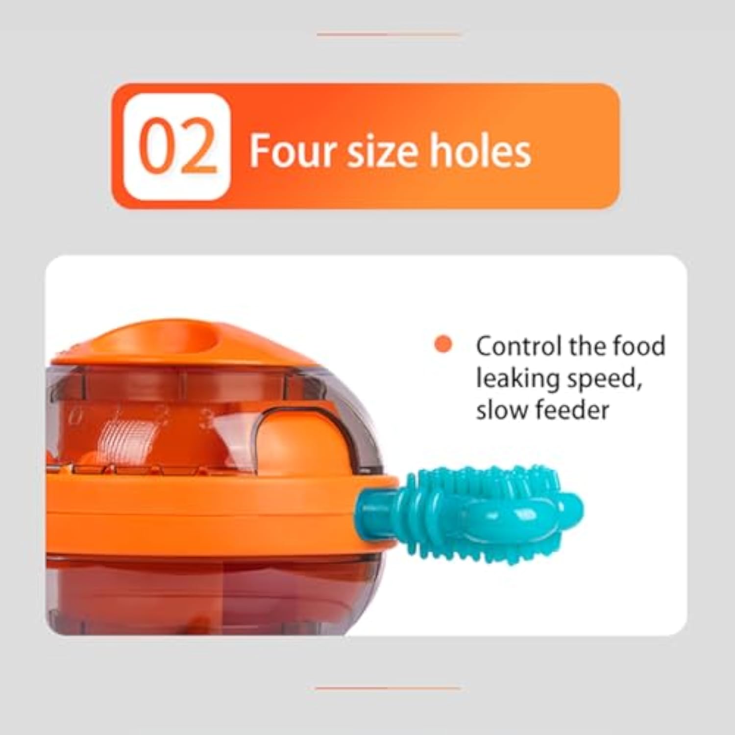 KFX-4327869 Interactive Chew Toy for Dogs - Mental Stimulation, Slow Feeder & Treat Dispenser for Small & Medium Breeds
