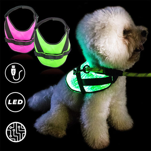 KFX-4328381 Luminous Pet Cloak for Dogs and Cats in Sweet Color Options