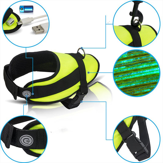 KFX-4328381 Luminous Pet Cloak for Dogs and Cats in Sweet Color Options