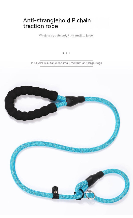 KFX-4330173 Reflective Nylon Pet Traction Rope - Available in Multiple Colors and Lengths