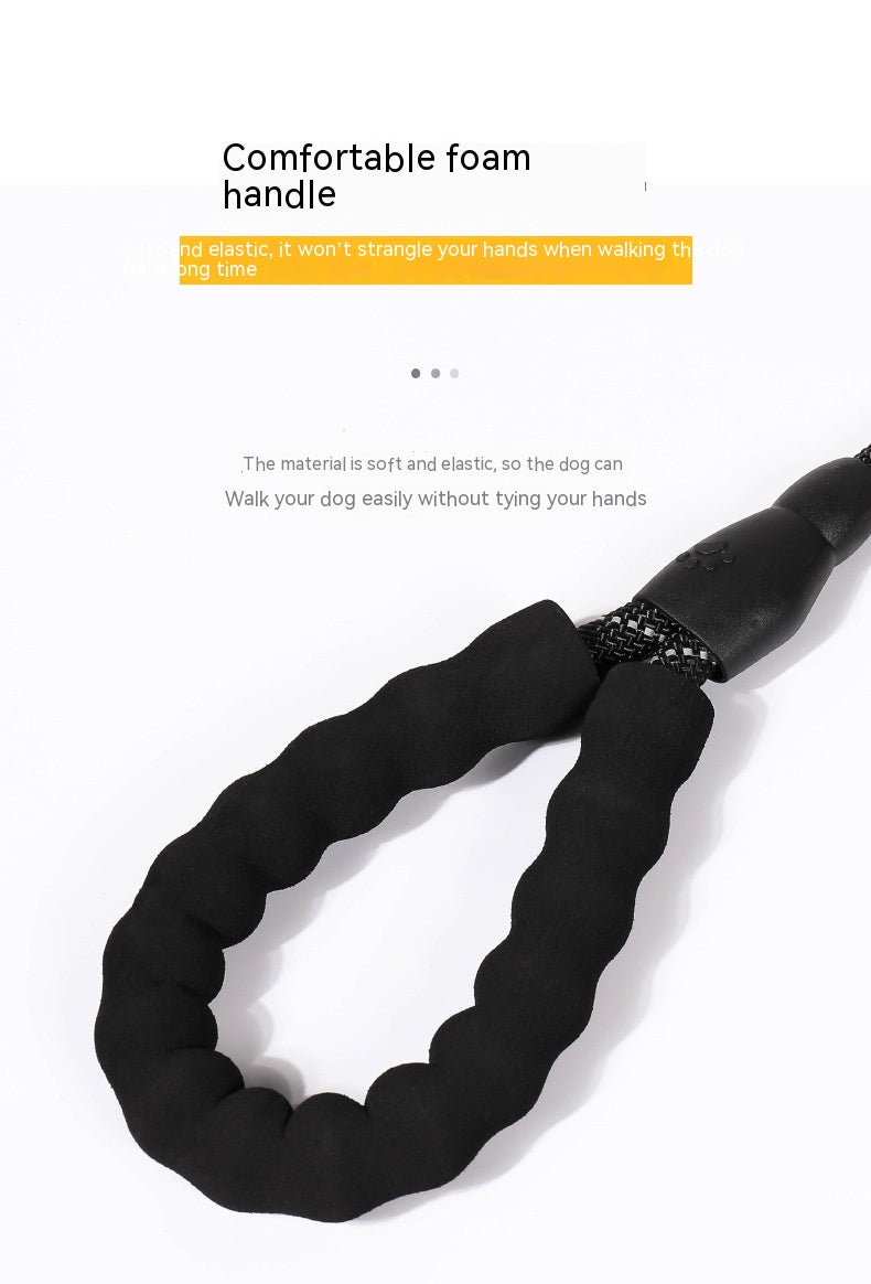 KFX-4330173 Reflective Nylon Pet Traction Rope - Available in Multiple Colors and Lengths
