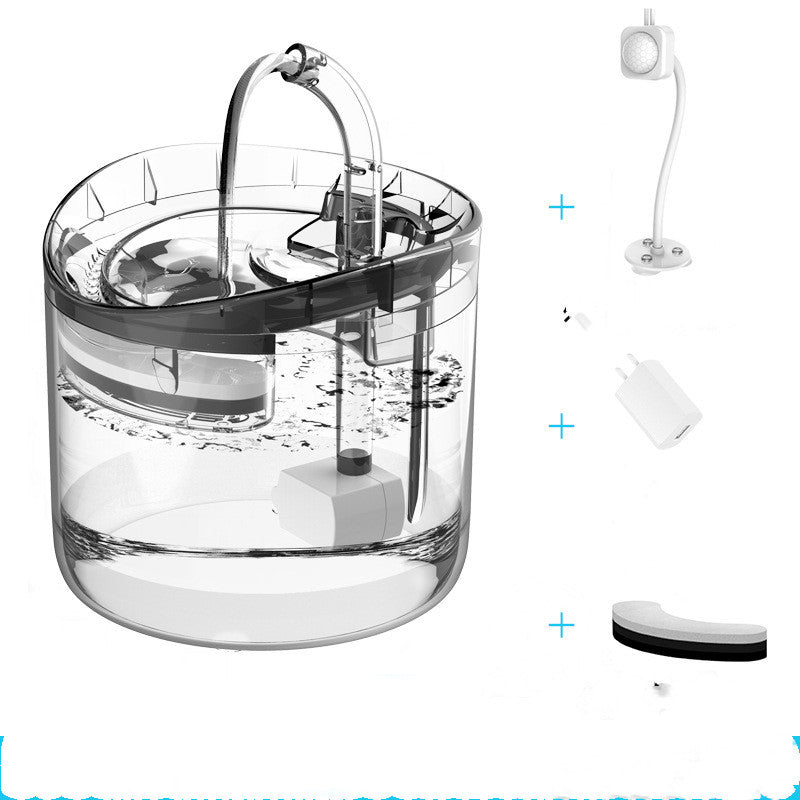 KFX-4332349 Automatic Pet Water Dispenser with 1.8L Capacity and Dual Flow Modes