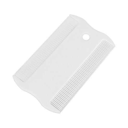 KFX-4333629 Double-Sided Flea Comb for Pets - Cat & Dog Face Comb with Dense Teeth for Easy Grooming