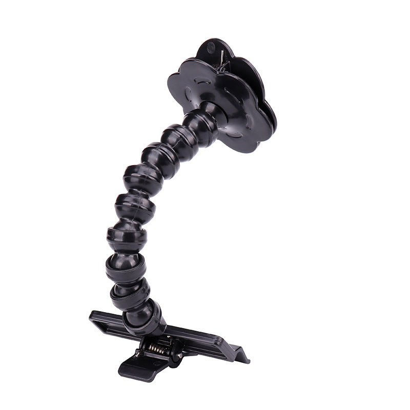KFX-4336957 Pet Selfie Stick for Dogs – Eco-Friendly ABS, Versatile Clips, Compact Design, Black and White