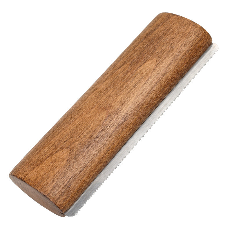 KFX-4337597 20cm Solid Wood Serrated Horse Sweat Scraper for Grooming and Cleaning