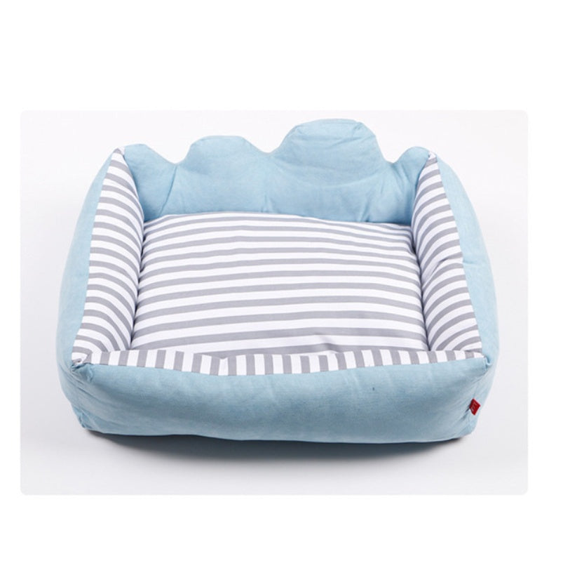 KFX-4347709 Cloud Nest Disassemblable Pet Bed for Easy Washing - Canvas & Cotton, Multiple Sizes Available