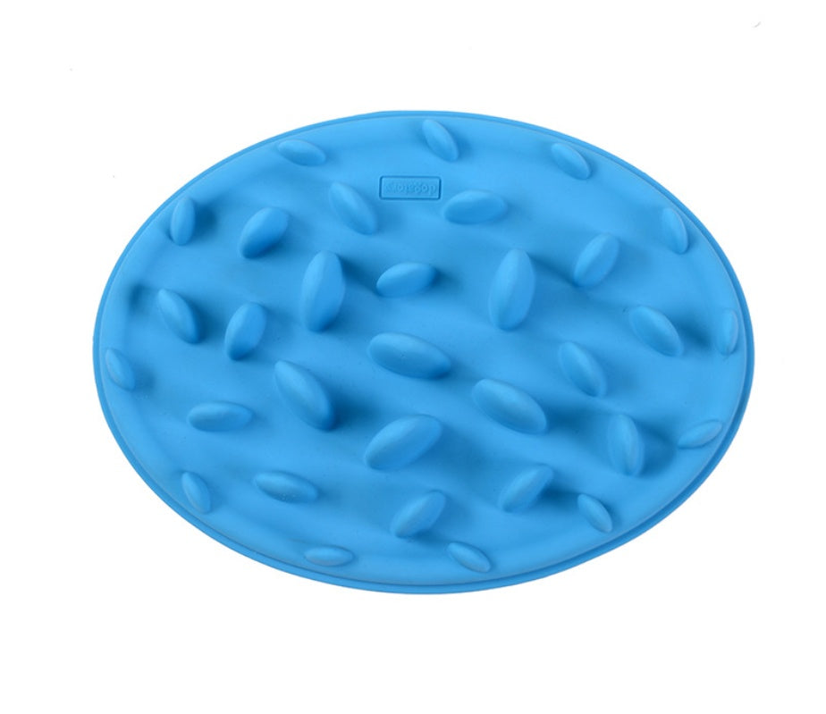 KFX-4348477 Silica Gel Dog Licking Plate Mold - 15x15cm, Easy to Clean and Maintain
