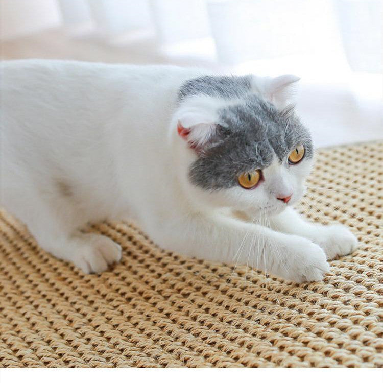 KFX-4353597 Large Anti-Scratch Sisal Cat Pad for Durable Furniture Protection