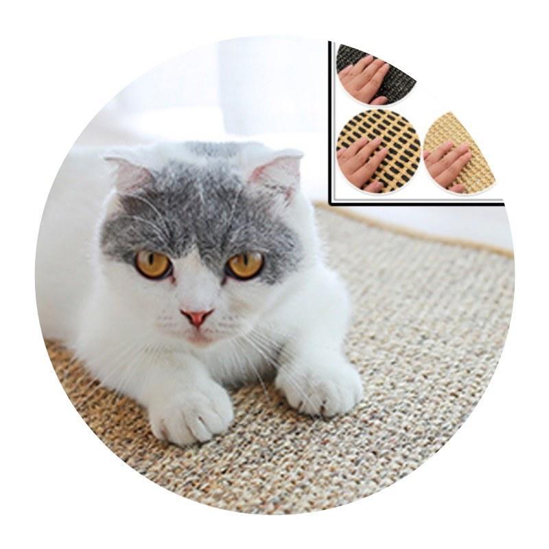 KFX-4353597 Large Anti-Scratch Sisal Cat Pad for Durable Furniture Protection