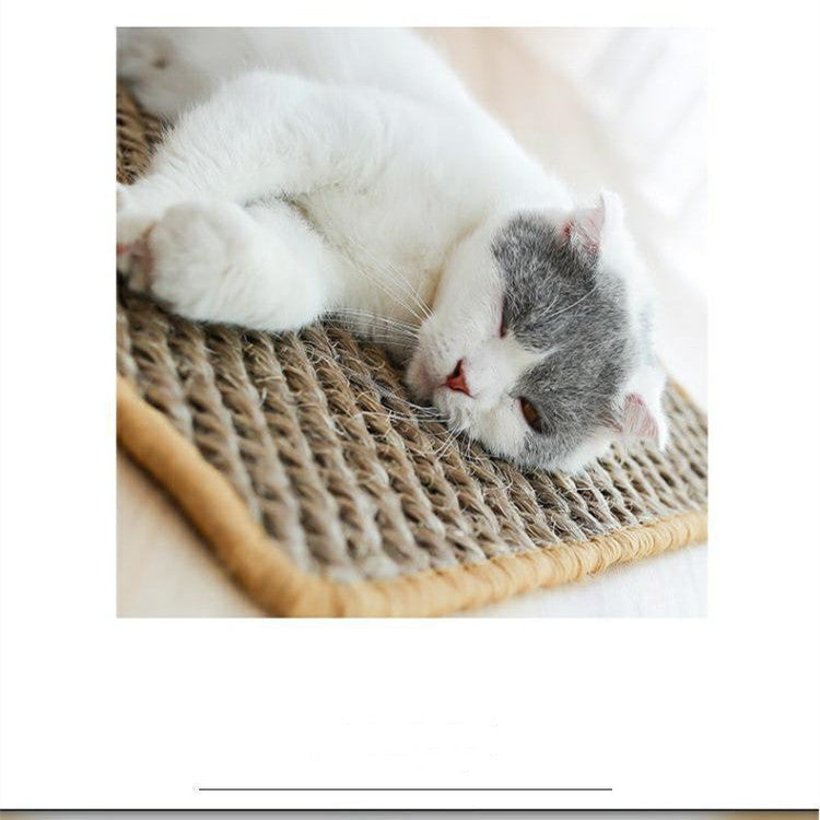 KFX-4353597 Large Anti-Scratch Sisal Cat Pad for Durable Furniture Protection