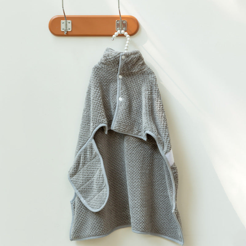 KFX-4353981 Cozy Polyester Brocade Coral Fleece Bath Towel for Dogs and Cats