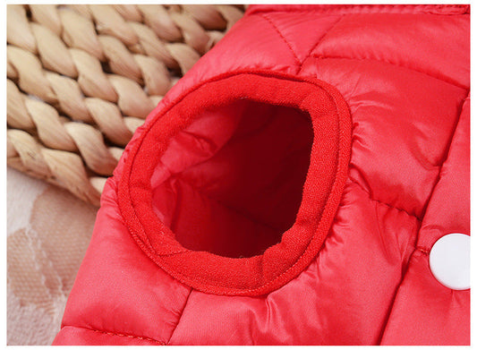 KFX-4357821 Cozy Thermal Padded Coat for Small Dogs and Cats - Lightweight, Durable, Easy to Wear