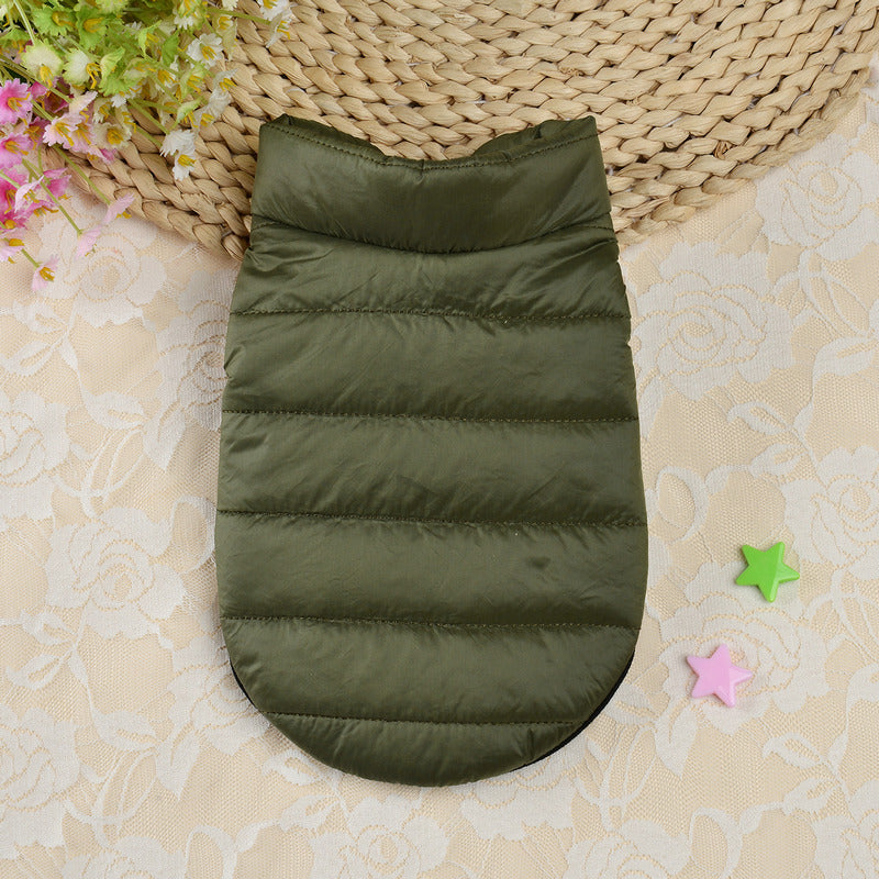 KFX-4357821 Cozy Thermal Padded Coat for Small Dogs and Cats - Lightweight, Durable, Easy to Wear