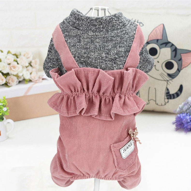 KFX-4363325 Four-Legged Pet Clothes for Dogs – Available in Sizes XS to XL, Comfortable Polyester Material